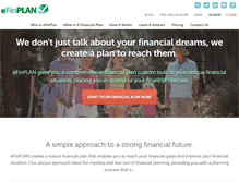 Tablet Screenshot of efinplan.com